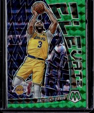2022-23 Panini Mosaic #10 Anthony Davis Elevate Mosaic Green