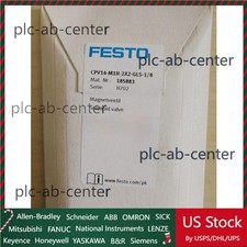 US FREE TAX New Festo CPV14-M1H-2X2-GLS-1/8 185883 Air solenoid valve
