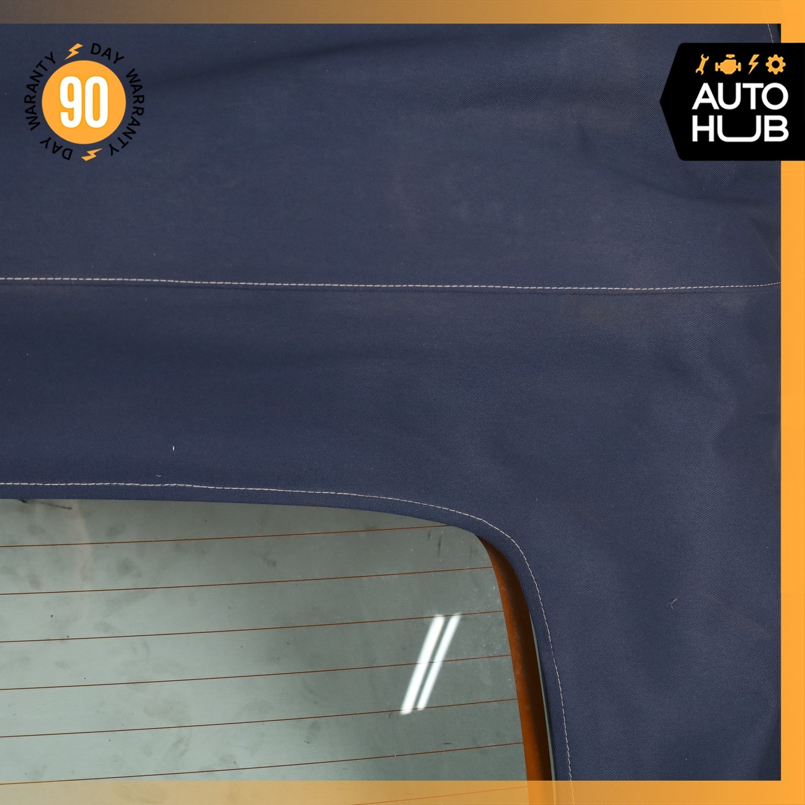 00-04 Aston Martin DB7 Volante Convertible Soft Top Roof Blue OEM 38k