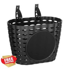 Kids Bike Basket Adjustable Straps Toddler Bicycle Accessories