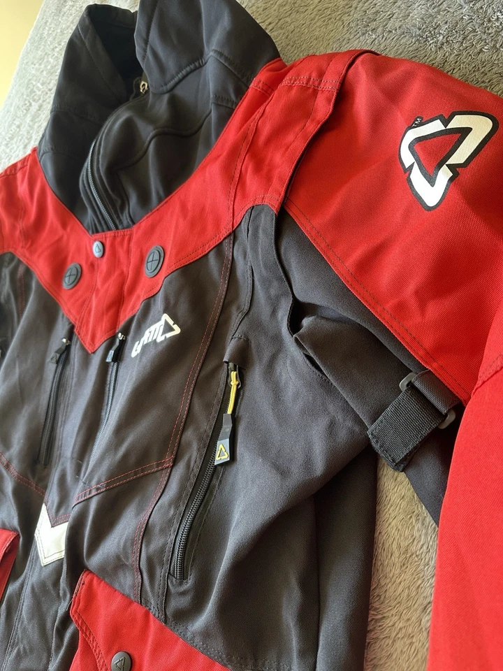 LEATT GPX ADVENTURE Mens Enduro & Adventure Riding Jacket Red Size L. Excellent - Image 4 of 4