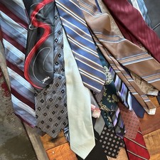 24 j Garcia Mix Men's Multicolor Woven Silk Designer Ties, Mixed Patterns Lot