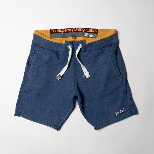 Men Superdry Shorts Navy Cotton 34