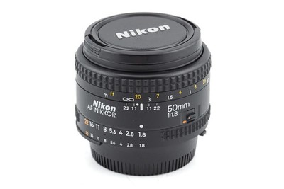 (Open Box) Nikon AF FX NIKKOR 50mm f/1.8 non-D Prime Lens