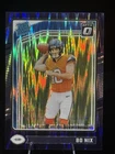 2024 Panini Donruss Optic - Rated Rookie Bo Nix #209 Purple Shock Prizm (RC)