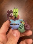 Vintage SpongeBob SquarePants 8pc Plastic Mini Figurine Lot — photo 4