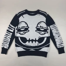 The Glorious Glo Gang Sweater Mens Small Black White Chief Keef Hip Hop Rap