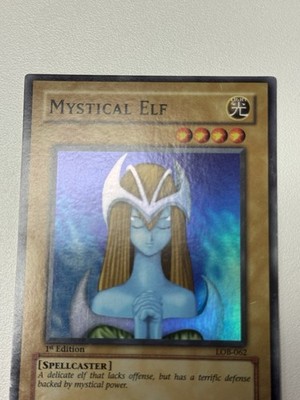 遊戯王OCG ミスティカル・エルフ 1st Edition LOB-062 Mystical Elf LOB-062 Legend of Blue Eyes White Dragon 1st Edition