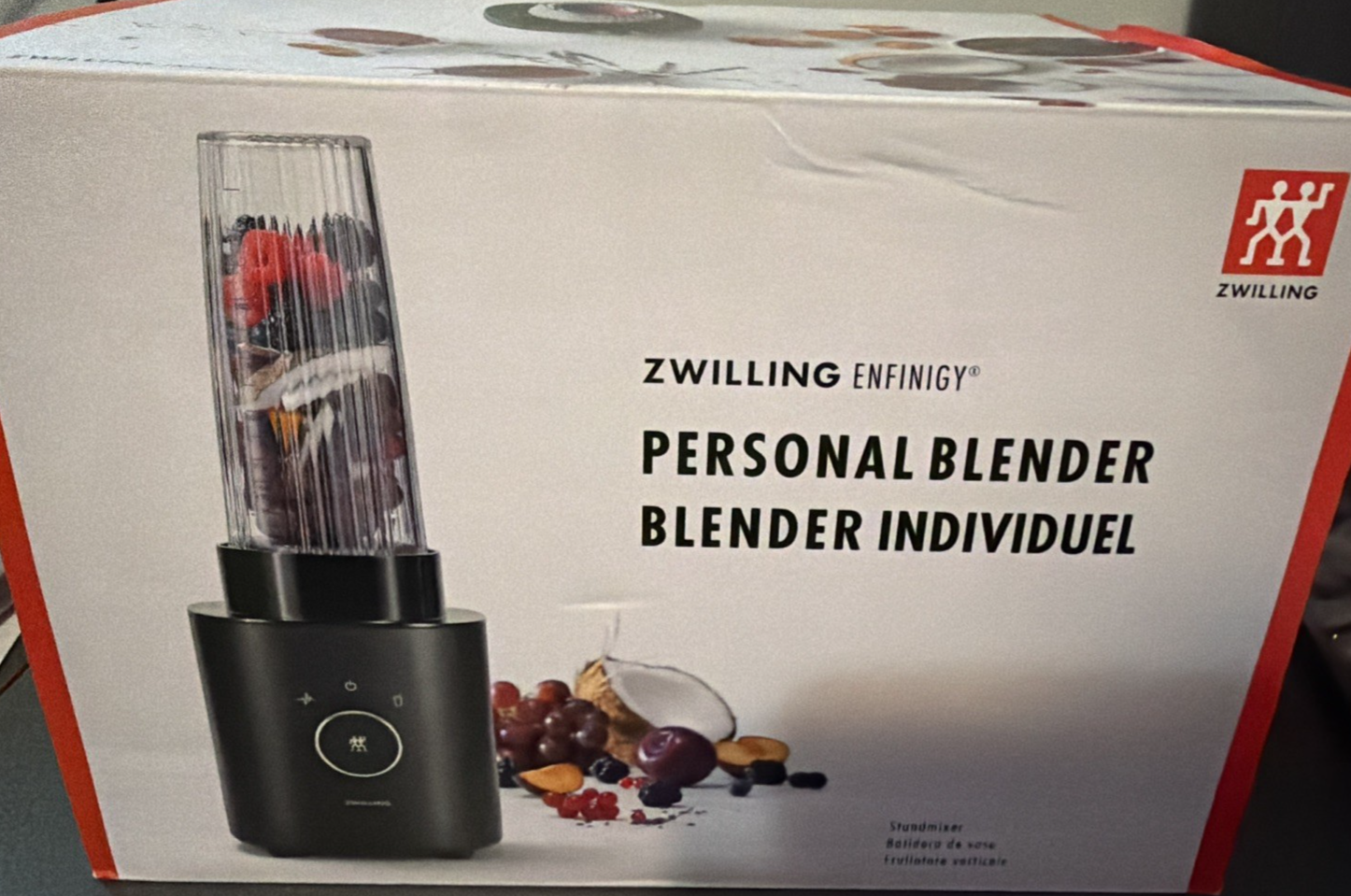 ZWILLING Enfinigy Personal Blender 20oz Black