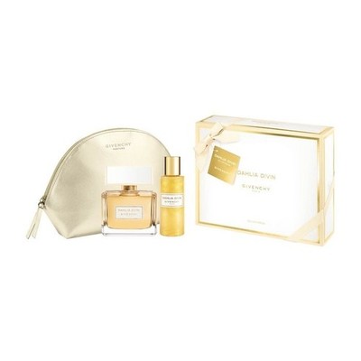 Givenchy Dahlia Divin GiftSet EDP 50ml + 100ml BL and Gold Pouch NEW Damaged box
