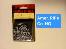 Flames of War WWII American Rifle Co. HQ, unopened