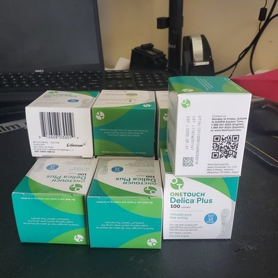 OneTouch Delica Plus 1000 Lancets 33G (10 Boxes) Brand new EXP 2029+