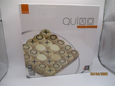 QUIXO TRAVEL GAME BY GIGAMIC WOODEN FOR 2 OR 4 PLAYERS