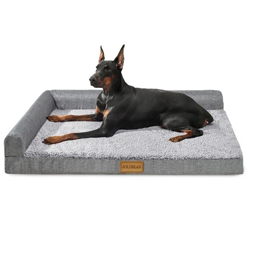 Jolibean Orthopaedic Dog Bed Grey