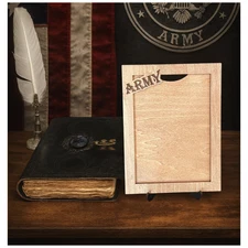 5x7 Wood Army Picture Frame Veteran Picture Frame Military Picture Frames