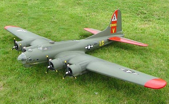 PLANS for a B-17 Flying Fortress 208 shopping Scale wing inch P 6 RC 1 High quality new