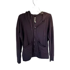 RBX Womens Full Zip Jacket Size Medium Purple Activewear Athleisure BBL 