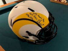 PUKA NACUA LOS ANGELES RAMS SIGNED LUNAR ECLIPSE SPEED AUTHENTIC HELMET:FANATICS
