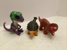 Lot 3 Walking w/ Dinosaurs Ankylosaurus, Triceratops Untamed Raptor Works