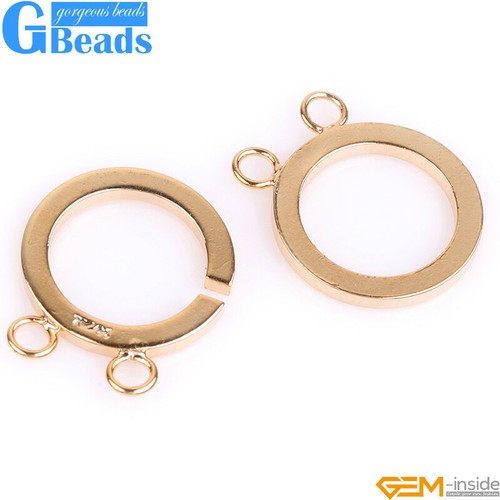 Connector Hook and Eye Clasp Jewelry Making Clasps Necklace 14K Gold Filled - Picture 11 of 39