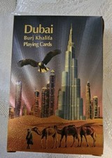 DUBAI PLAYING CARDS  UAE BURJ AL ARAB SOUVENIR BURJ KHALIFA MEMORABILIA GIFT 