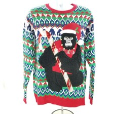 gorilla ugly christmas sweater