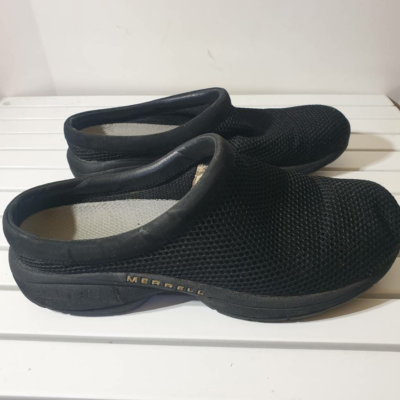 Merrell Primo Breeze II Clogs Shoes Men\'s Size 9.5 Black Mesh Comfort Slip On Merrell primo breeze ii black mesh + FREE SHIPPING | Zappos main image 4
