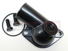 Sbc Bbc Chevy Black Water Neck Thermostat Housing 15 Temp Port Small Big Block