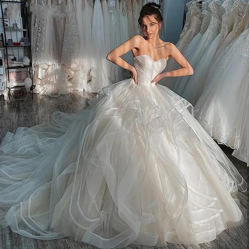 fitted purple homecoming dress Fitted Wedding Dress Sleeveless V-Neckline Detachable Chapel Skirt – Think  Bridal main image 1