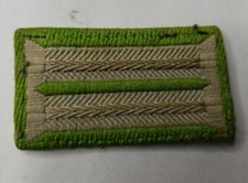 WWII German Collar Tab set of 1 Green