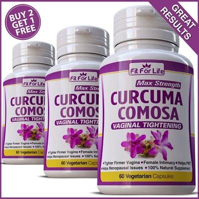 CURCUMA COMOSA VAGINAL TIGHTENING HERBAL PILLS TIGHTER STOP ODOR PMS CAPSULES