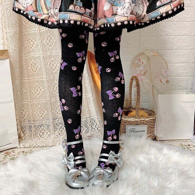 Lolita Stockings Over Knee Thigh High Socks Cotton Blend Lolita Stockings Over Knee Thigh High Socks Cotton Blend