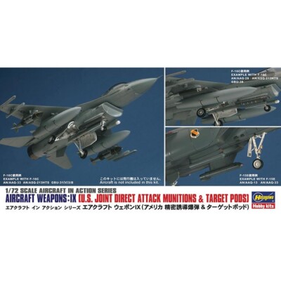 Hasegawa #35114 1/72 Aircraft Weapons: IX (Attack Munitions & Target pods)