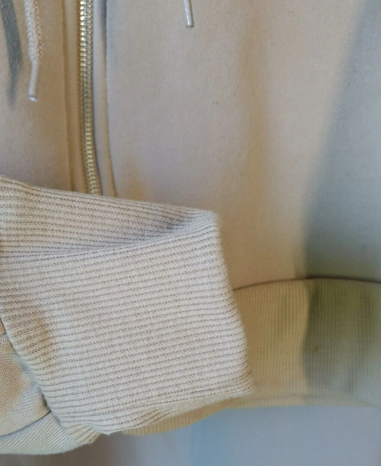 Sudadera con Capucha Charlotte Russe NY Tostada Recortada Top Cremallera Completa Para Mujer Med Foto 4 de 4