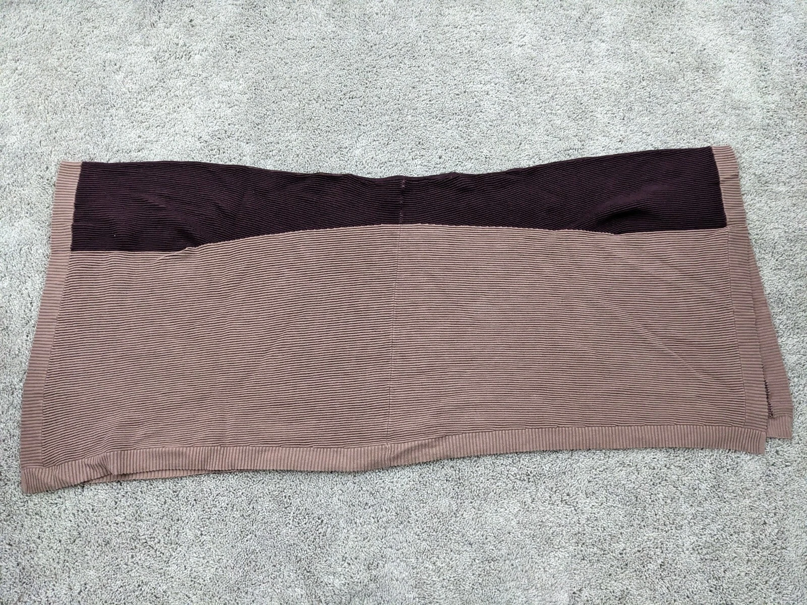 LULULEMON Sweater Poncho Womens One Size Pullover Striped Brown Pink