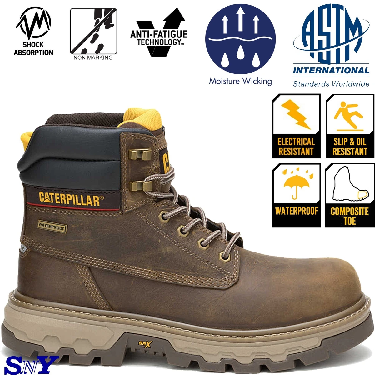 Caterpillar P88033 Men\'s Steel Toe Logger Boots Size 11 M Very Good‎ Condition Caterpillar Logger 9 main image 2