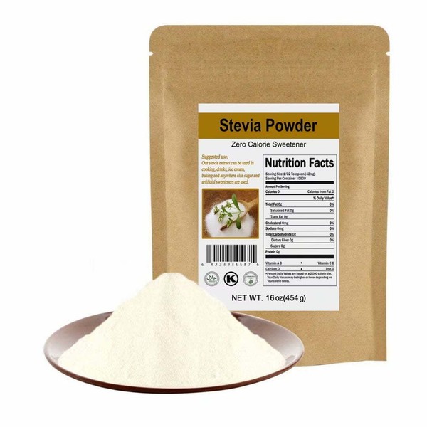 Extracto en polvo de stevia natural edulcorante sustituto del azúcar cero calorías