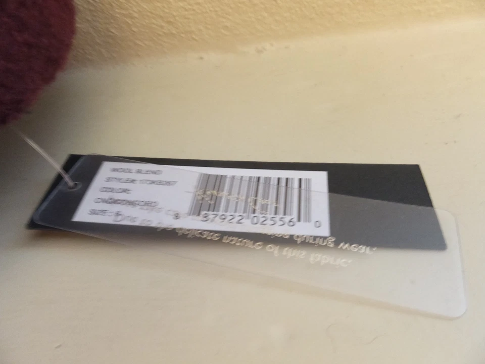 Abrigo Chaqueta Kenneth Cole Capa Envoltura Ciruela Púrpura Mezcla Lana Para Mujer Talla 6 Foto 4 de 4