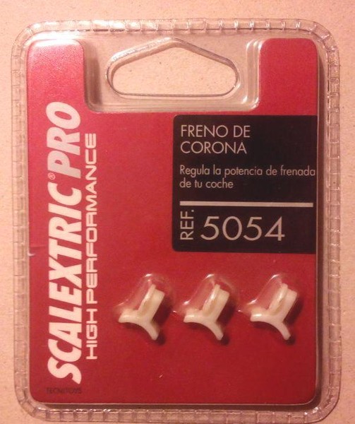 Scalextric PRO freno de corona 5054 (3uds.) SCX MSC OSC NSR Racer Scaleauto Slot
