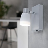 Spotleuchte Wandlampe Verstellbar Leseleuchte Wohnzimmerlampe Glas Wandleuchte