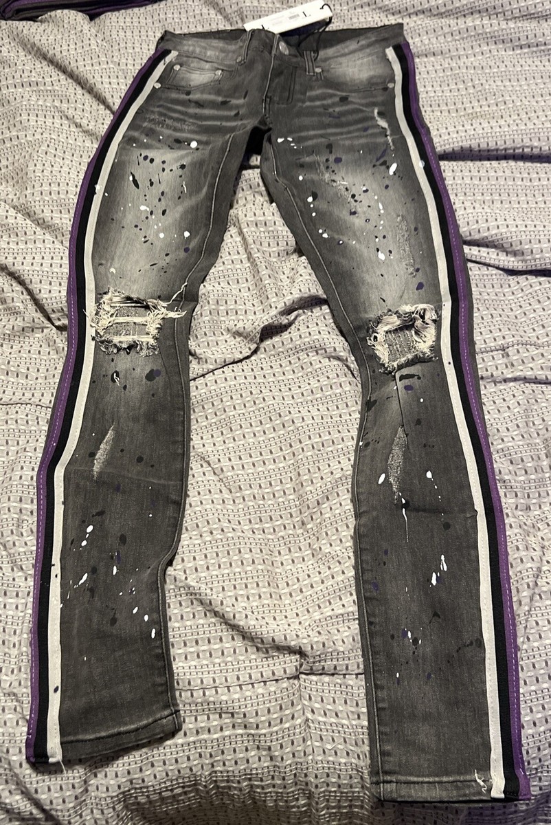 treat ürself tuck loose denim pants Amazon.com: TNXZ Ripped Denim Flared Pants High Waisted