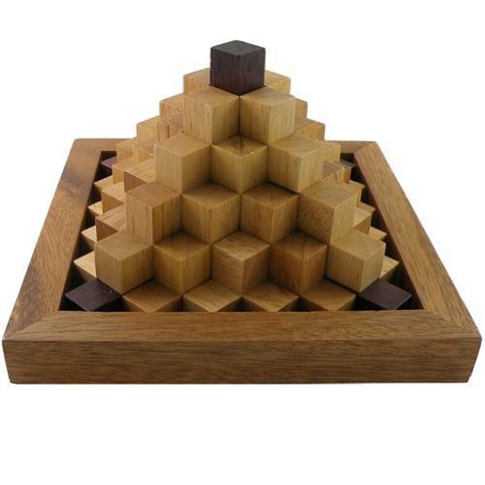 bamboo puzzle pyramid