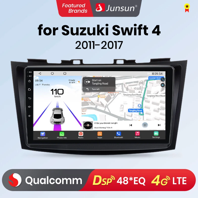 DAB+ 128GB Android CarPlay Autoradio WIFI GPS Navi  Für Suzuki Swift 4 2010-2017 - Bild 2 von 4