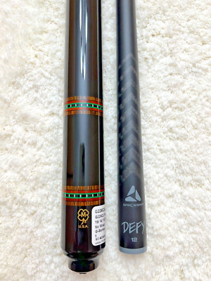 Custom McDermott G229 Pool Cue w/ 12mm Gen 3 Defy Carbon Shaft, FREE HARD CASE