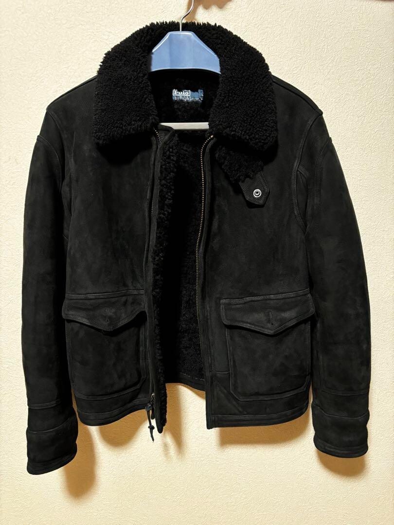 レザージャケット・コート Ralph Lauren RAIMOND SHEARLING AVIATORI (290P01994 001) s-l1200.jpg