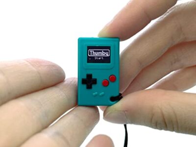 Thumby (Teal) Tiny Game Console Playable Programmable Keychain:From Japan New