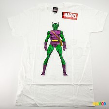VINTAGE Y2K Mad Engine Marvel Comics SpiderMan Goblin Double-Sided Men T-Shirt S