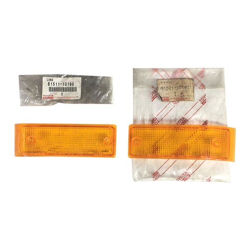 Genuine For Toyota Starlet EP70 71 NP70 Lens Front Turn Signal Lamp Pair LH+RH - Picture 12 of 12