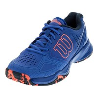 Wilson Kaos Comp Women's Tennis Shoe Amparo Blue/surf The Web/fiery Coal on sale Wilson Kaos Comp Women's Tennis Shoe Amparo Blue/surf The Web/fiery Coal on sale