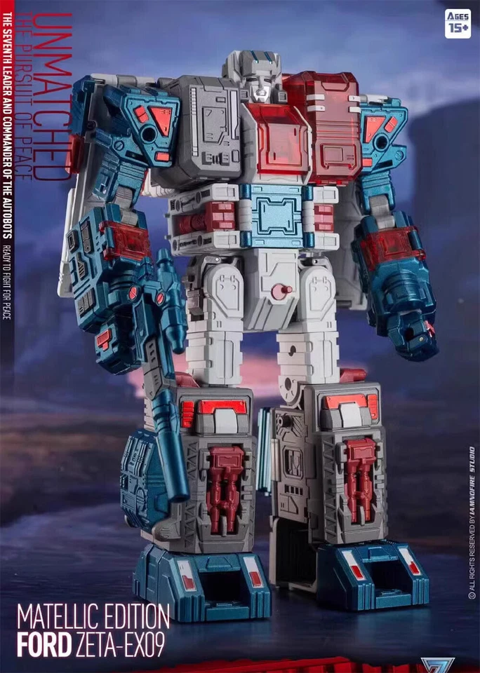 Zeta toys EX-09 Ford MATELLIC EDITION Fortress Maximus Action Figure toy - Image 3 of 4